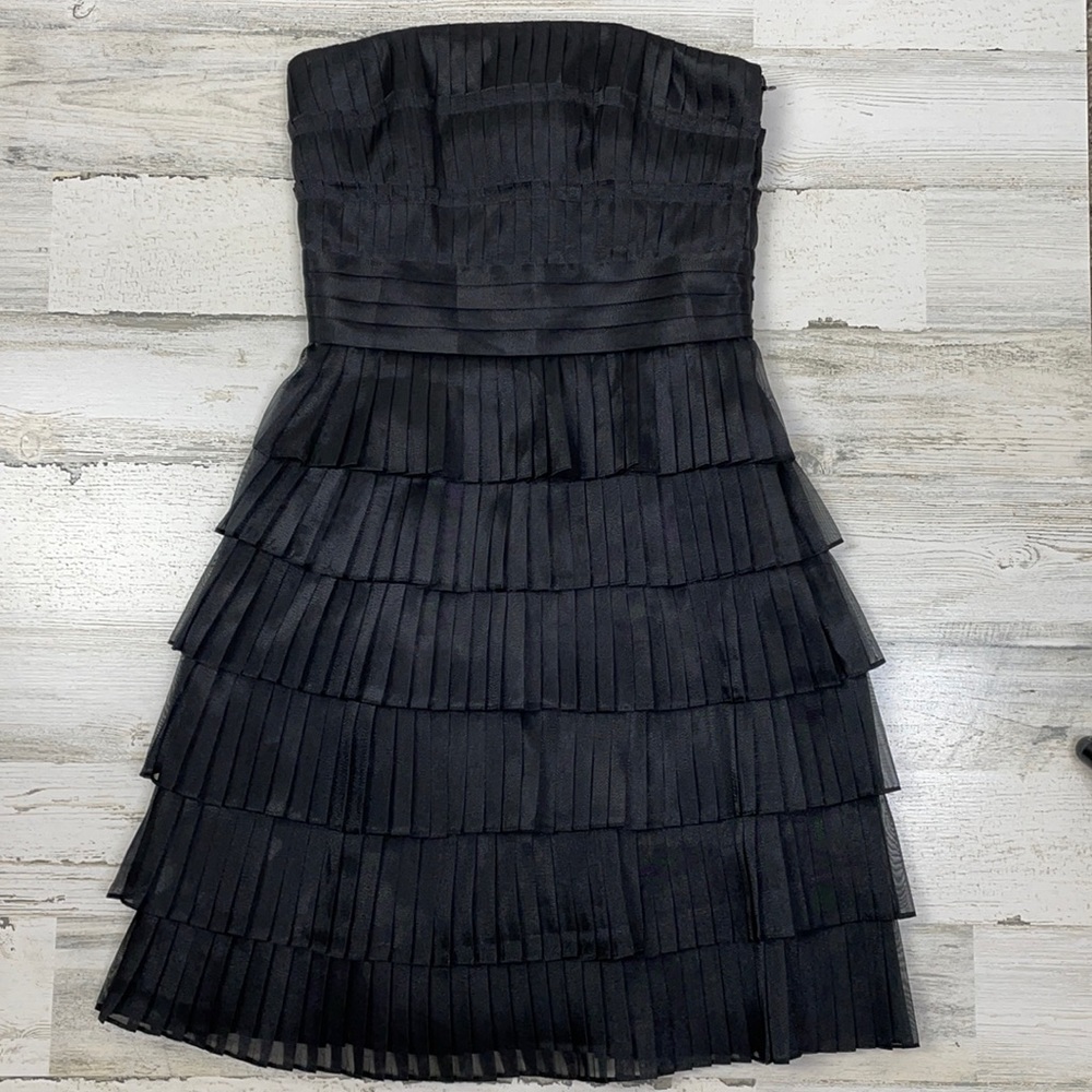 White House Black Market pleated cocktail dress 00